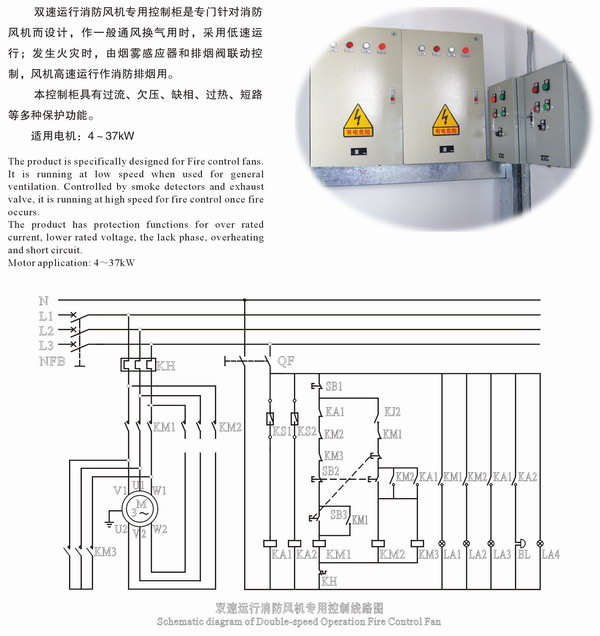 單、雙速消防系列電控柜